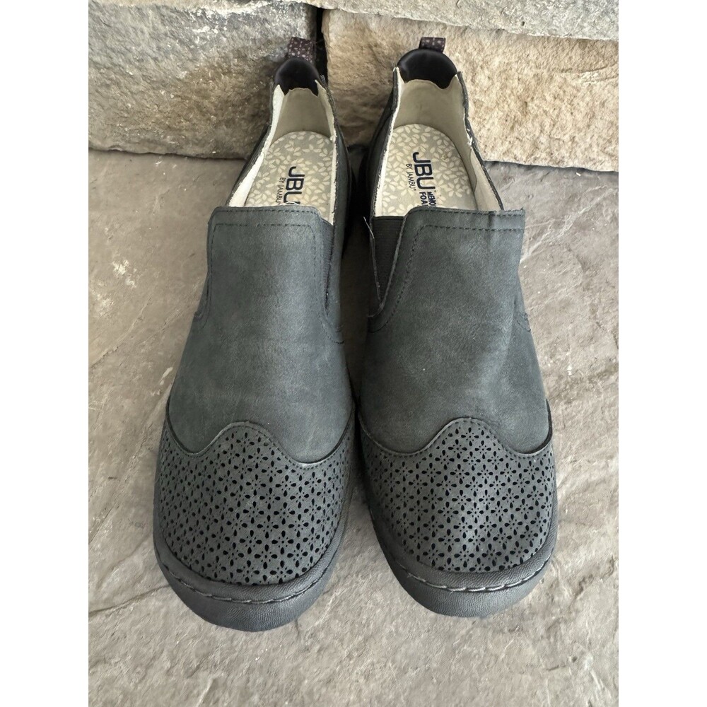 JBU by Jambu Memory Foam Women's Black Slip-On Casual Shoes 10M Round Toe